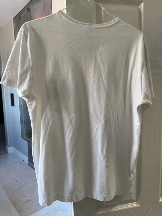 Chrome Hearts White Pocket Short Sleeve Tee with Black Logo - Picture 5 of 8